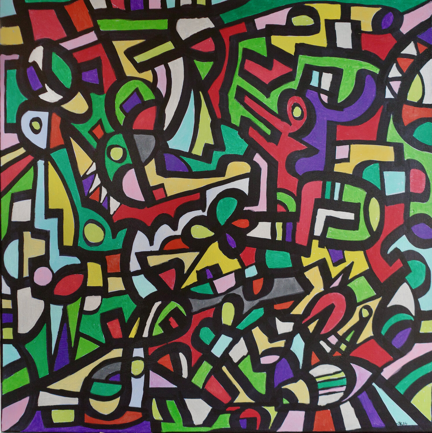 Vor der Tour Steffen Zehrfeld Original painting for sale