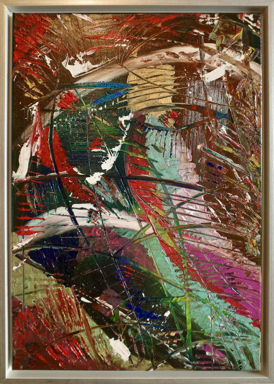 love of recycling Steffen Zehrfeld Original painting for sale