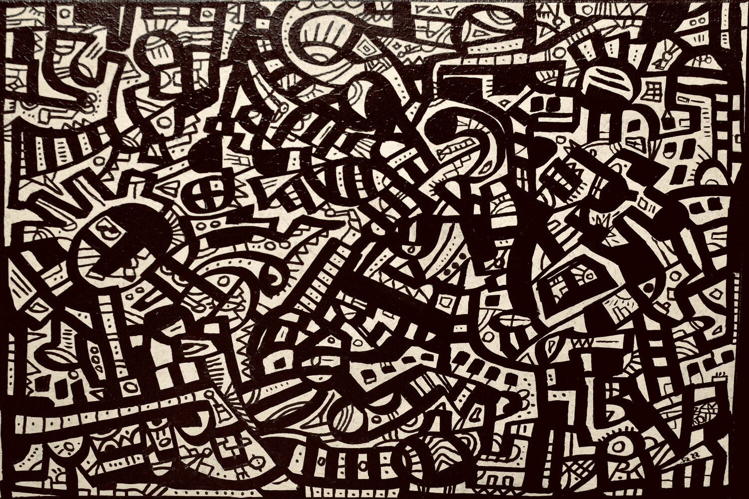 break out of color Steffen Zehrfeld Original painting for sale