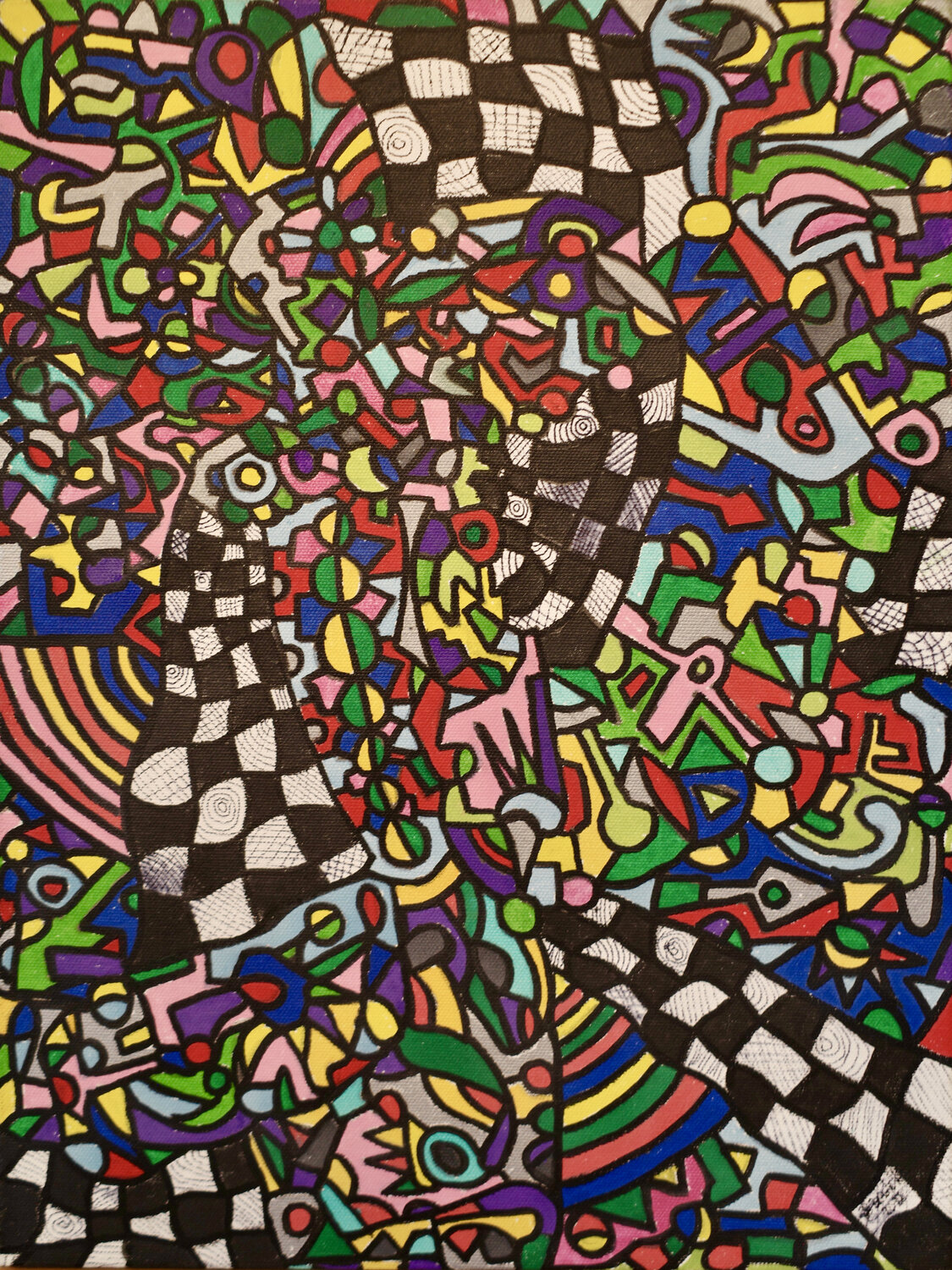 Der einzigartige Zerfall Steffen Zehrfeld Original painting for sale