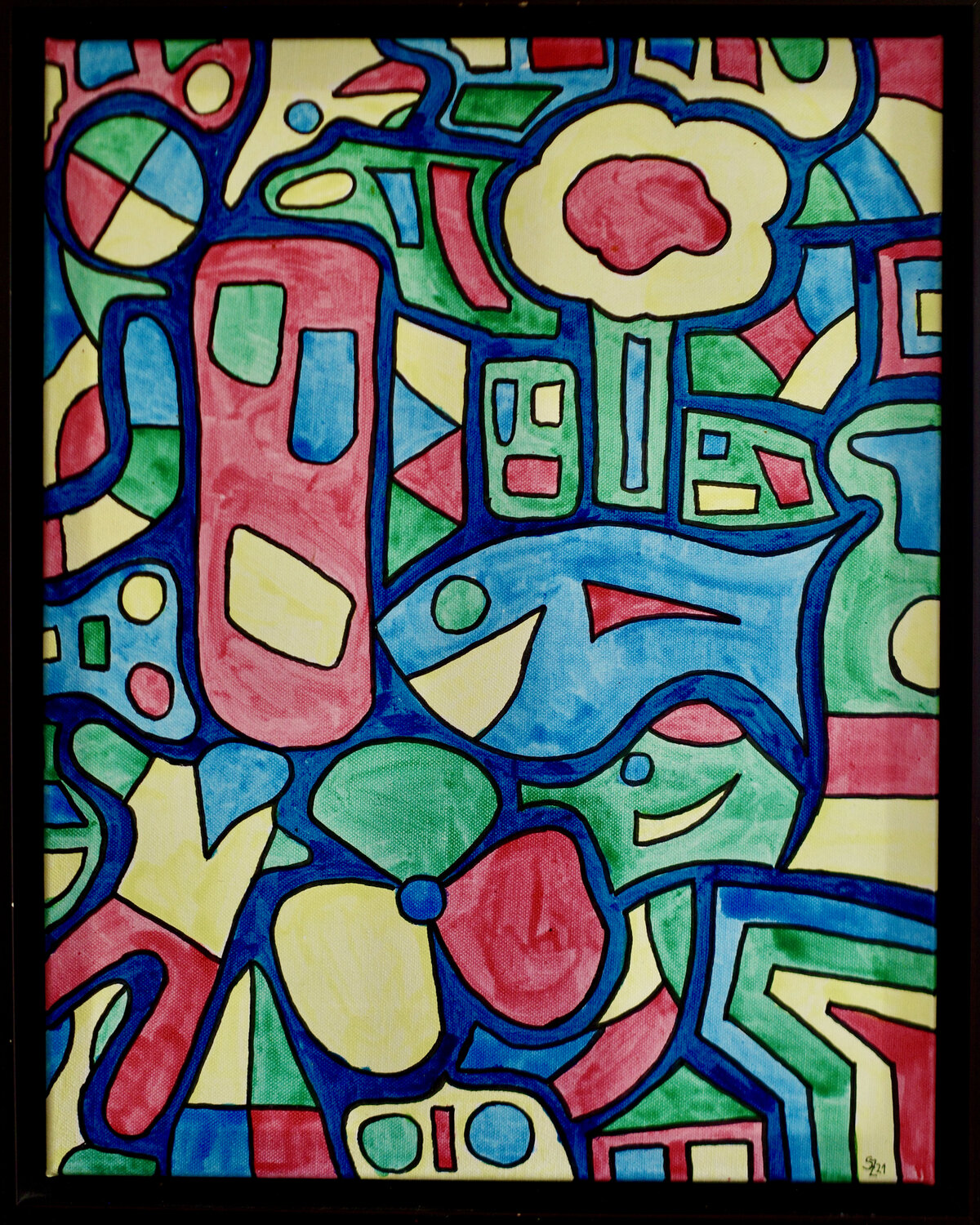 Quattour Steffen Zehrfeld Original painting for sale