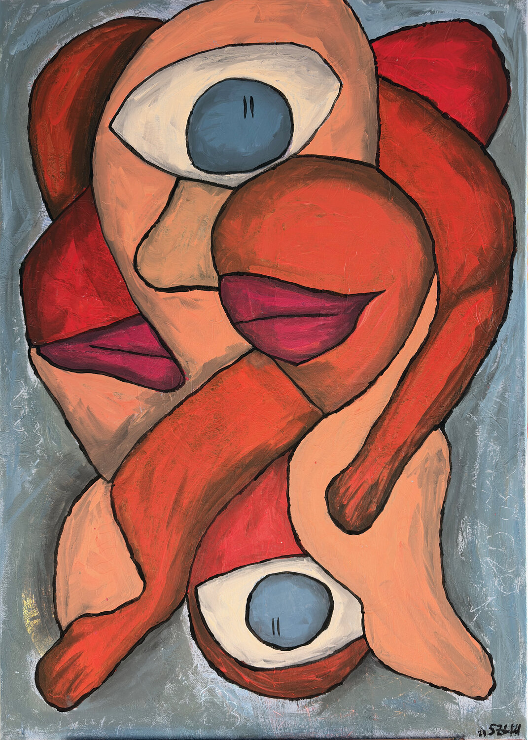 ANTI THESIS Steffen Zehrfeld Original painting for sale