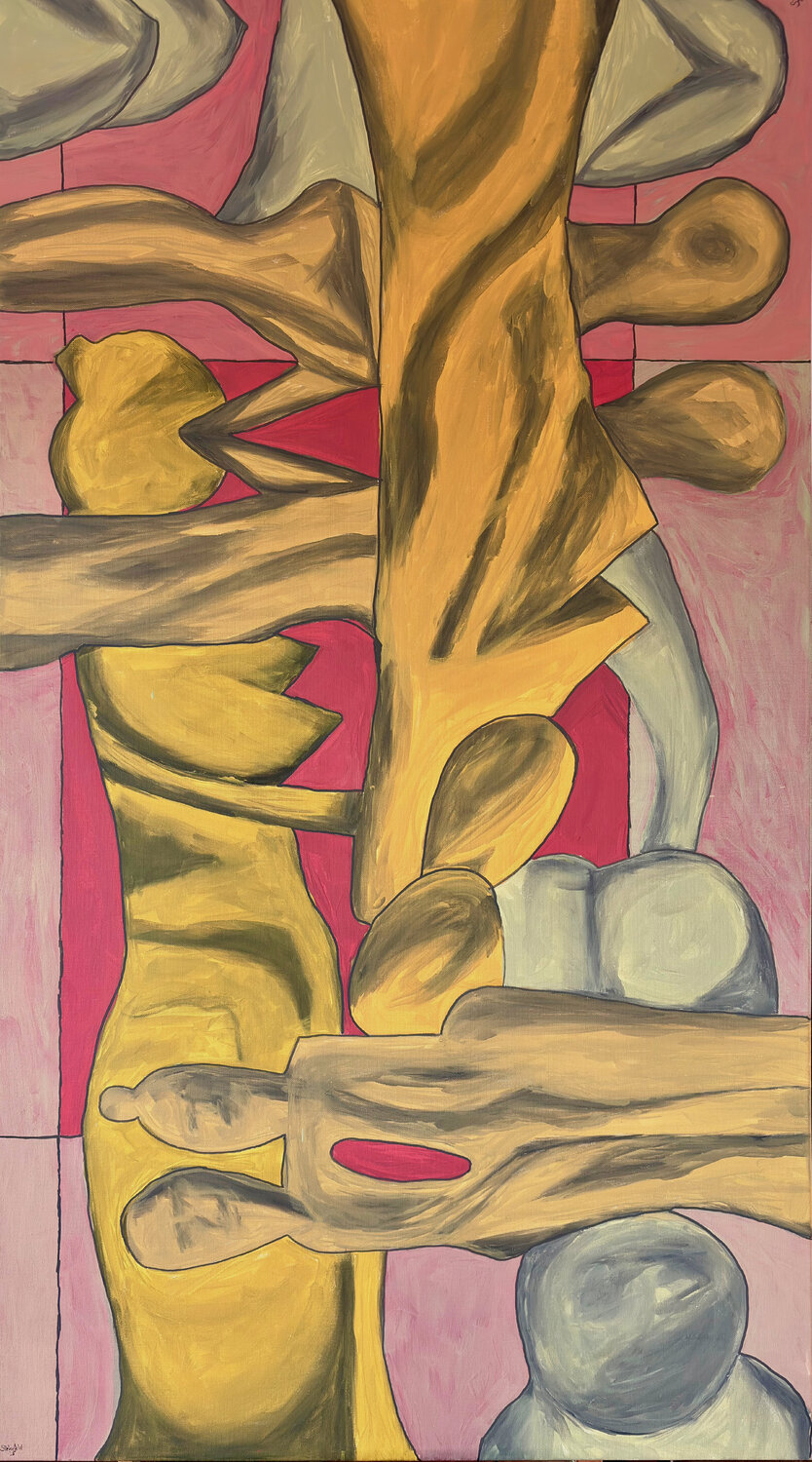 Die Entscheidung ist frei Steffen Zehrfeld Original painting for sale