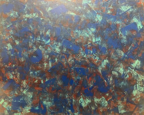 Vulnera Amplexa by Antoine Junior Alves, Painting for Sale on Select