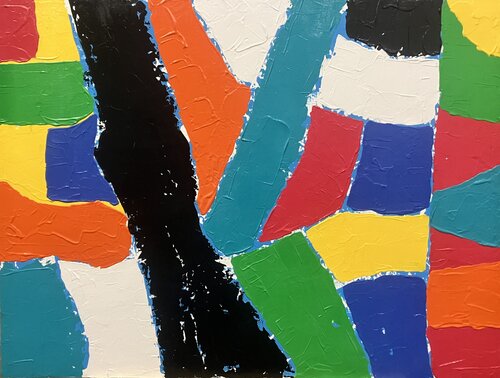 Opus in Fieri by Antoine Junior Alves, Painting for Sale on Select