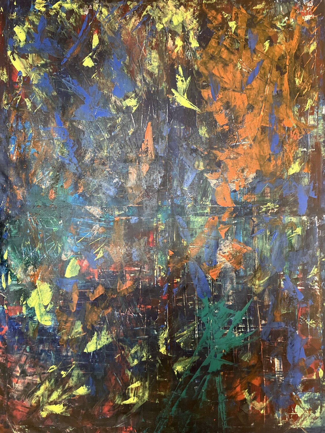 Flammae Cordis Mei Antoine Junior Alves Original painting for sale