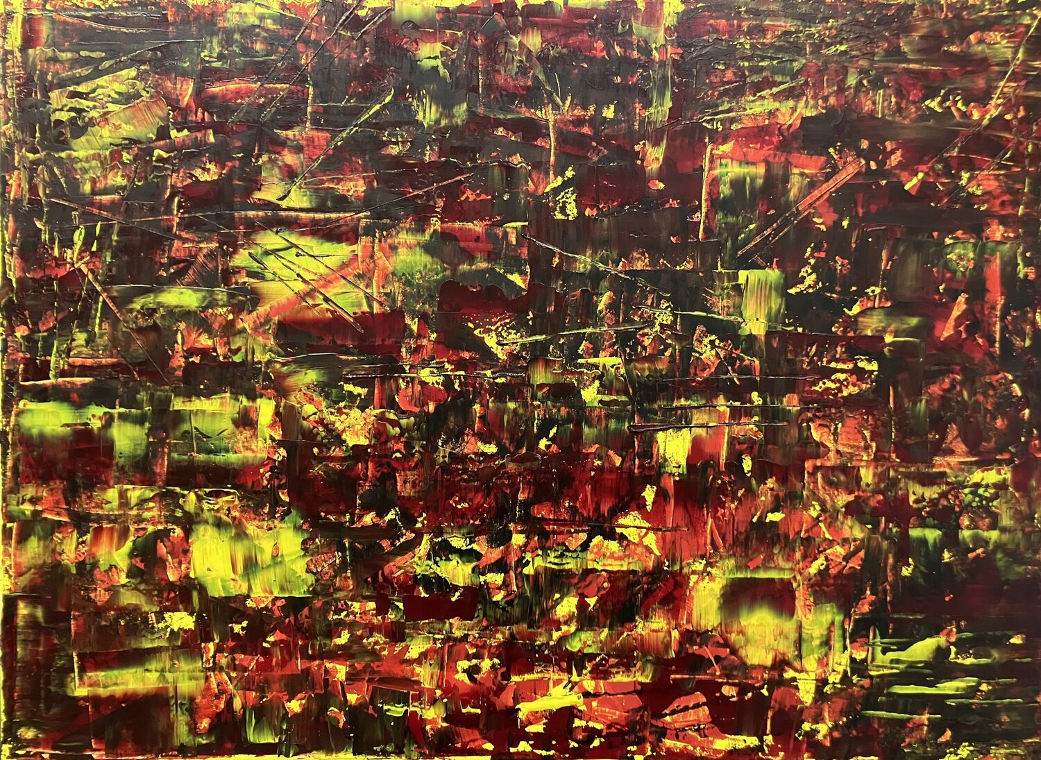 Licentia Irae Antoine Junior Alves Original painting for sale