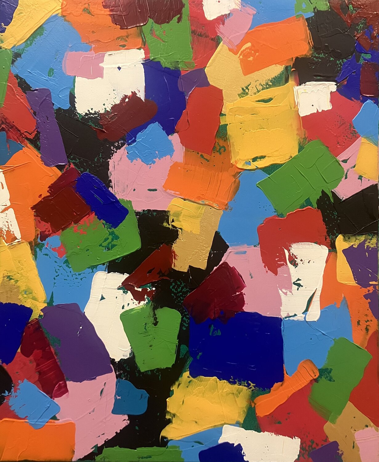 Dialogus Sine Fine Antoine Junior Alves Original painting for sale