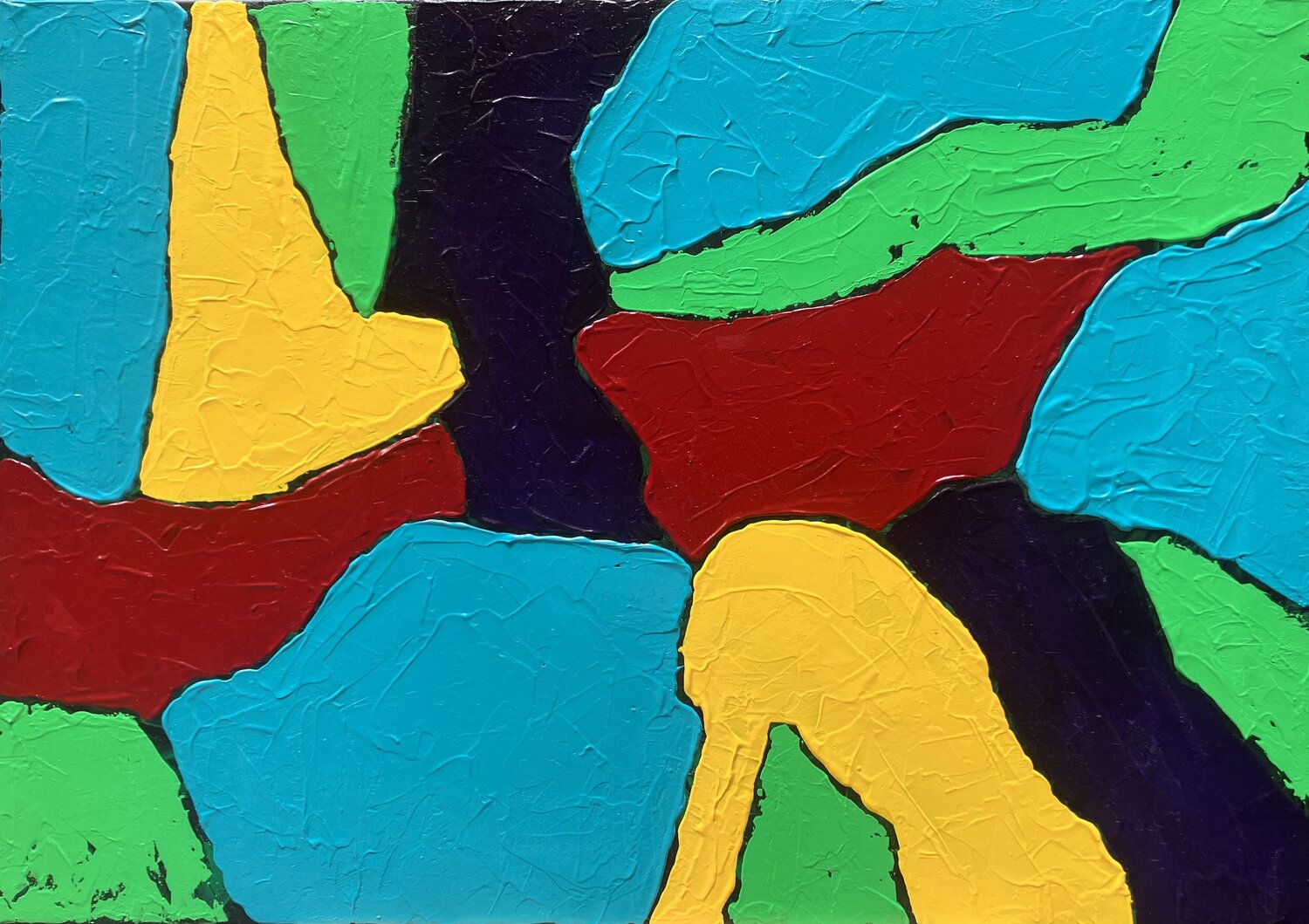 Confluxus Antoine Junior Alves Original painting for sale