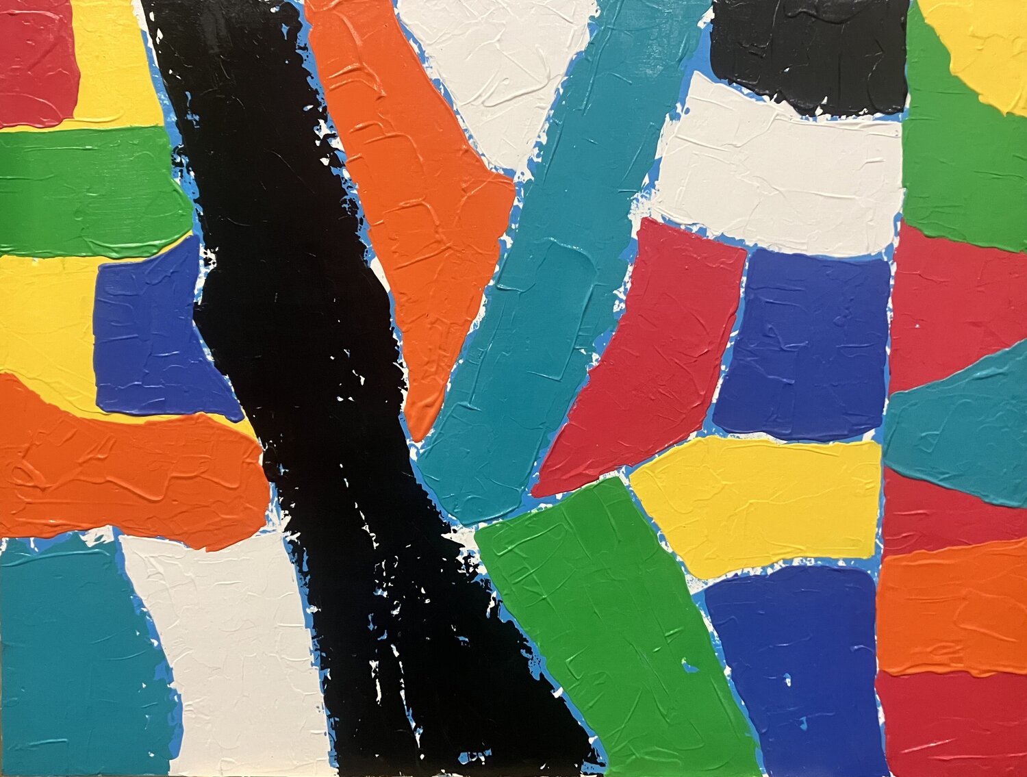Opus in Fieri Antoine Junior Alves Original painting for sale