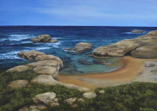 Hidden Cove by Iryna Buivolova, Painting for Sale on Select