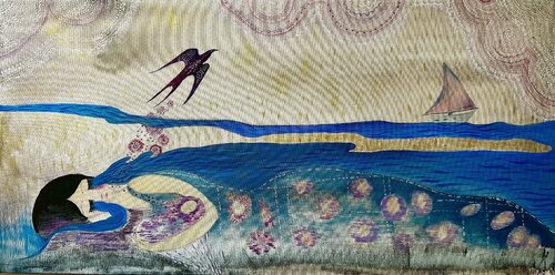 It takes courage to bloom by Aisylu Burangulova, Painting for Sale on Select