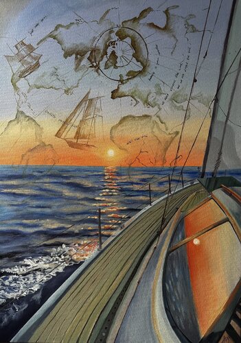 Endless possibilities by Aisylu Burangulova, Painting for Sale on Select