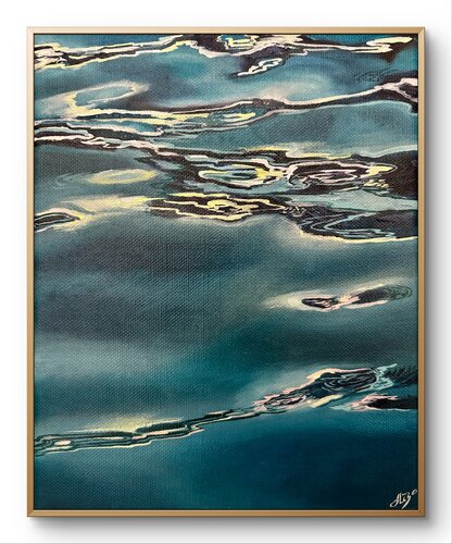 Golden light by Aisylu Burangulova, Painting for Sale on Select