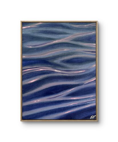“BETWEEN WAVES” by Aisylu Burangulova, Painting for Sale on Select