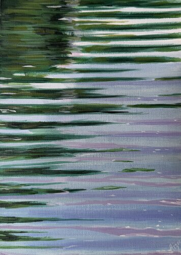 Quite water by Aisylu Burangulova, Painting for Sale on Select