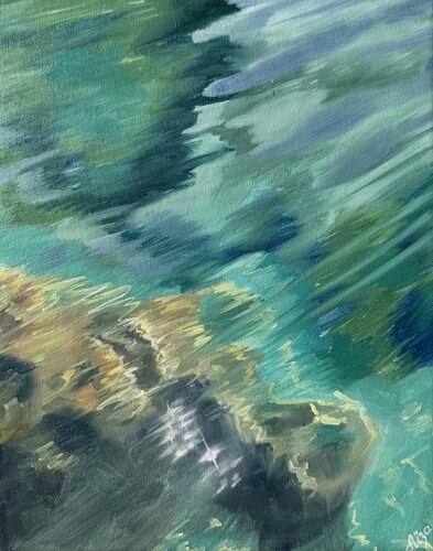 Hidden currents by Aisylu Burangulova, Painting for Sale on Select
