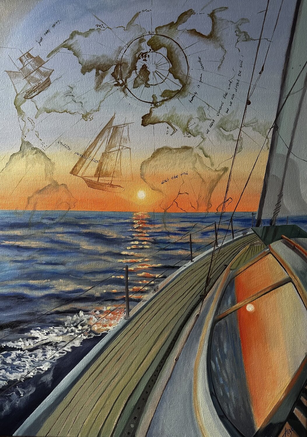 Endless possibilities Aisylu Burangulova Original painting for sale