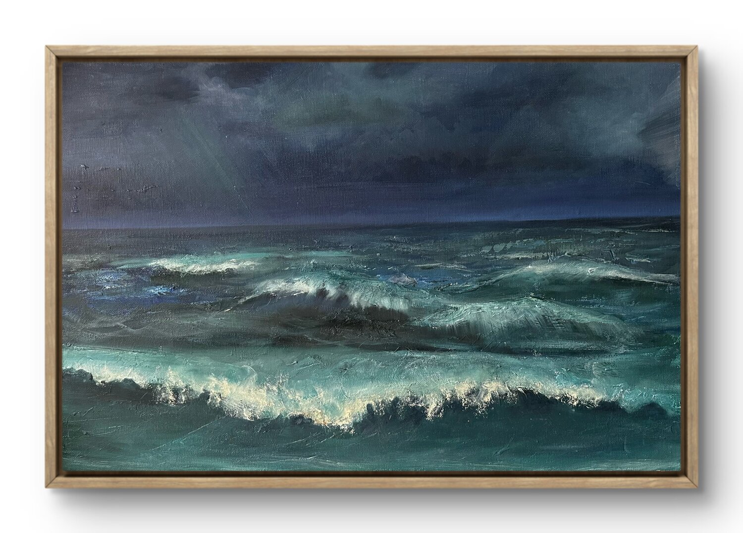 Night storm Aisylu Burangulova Original painting for sale