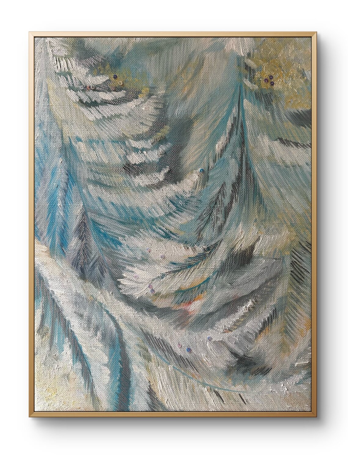 Ice ornaments Aisylu Burangulova Original painting for sale