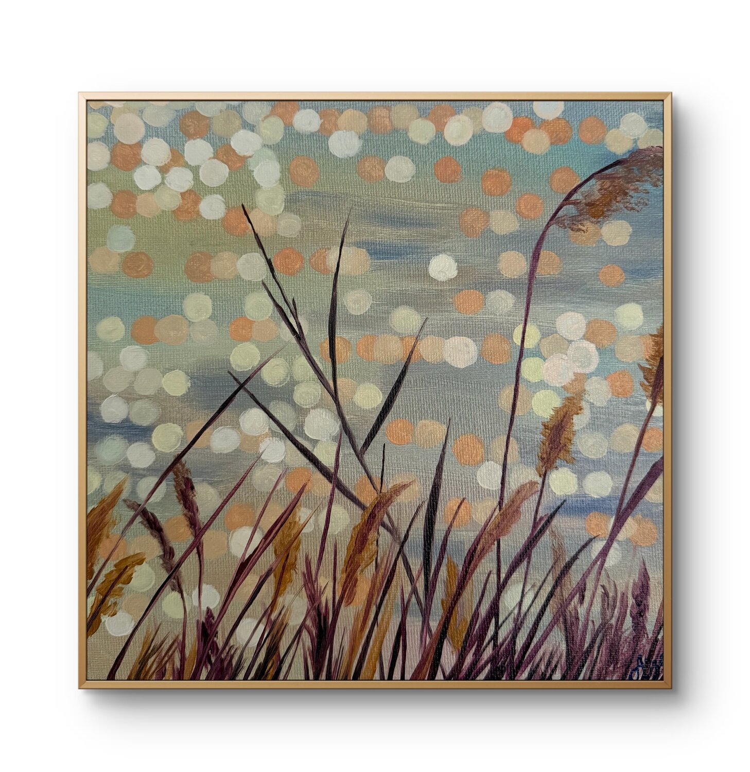 “Quiet Bloom” Aisylu Burangulova Original painting for sale