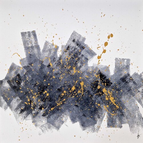 L'OR BLANC by Sandrine Hartmann, Painting for Sale on Select