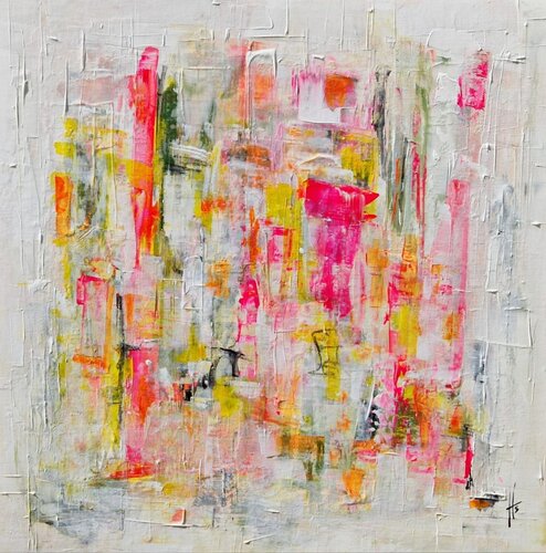 BOUQUET FINAL by Sandrine Hartmann, Painting for Sale on Select