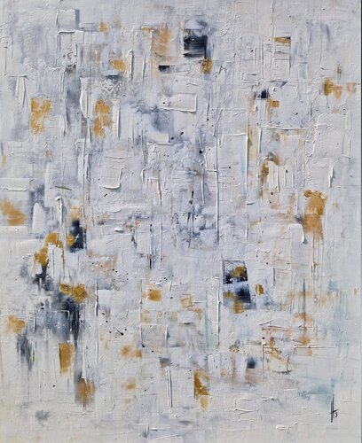 SOLEIL BLANC by Sandrine Hartmann, Painting for Sale on Select