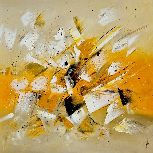 TANGERINE by Sandrine Hartmann, Painting for Sale on Select