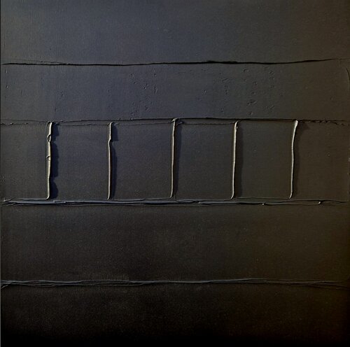 MONOCHROME NOIR 7R by Sandrine Hartmann, Painting for Sale on Select