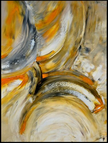 ECLAT CADMIUM by Sandrine Hartmann, Painting for Sale on Select