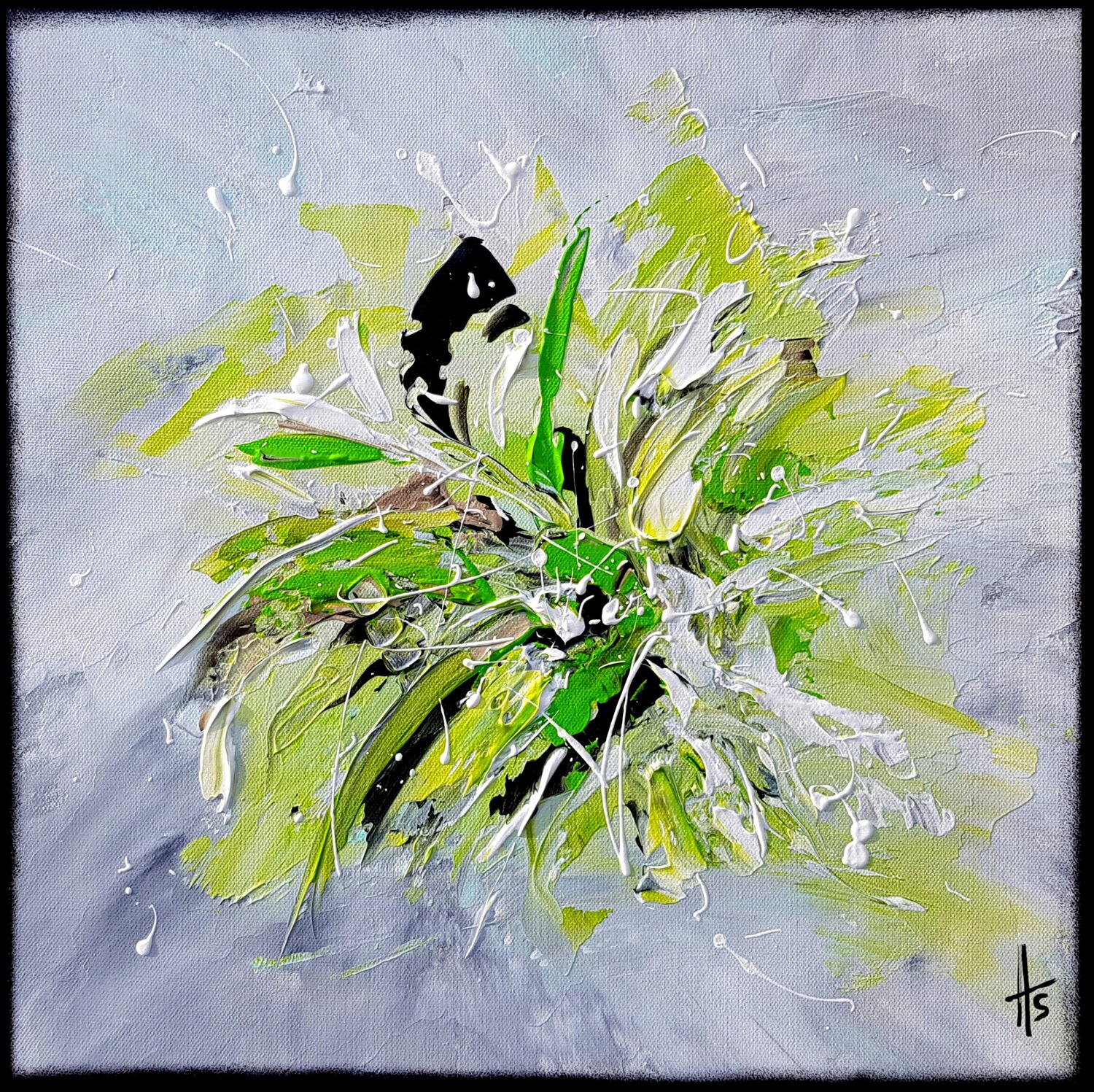 INSTANT D'ESPOIR Sandrine Hartmann Original painting for sale