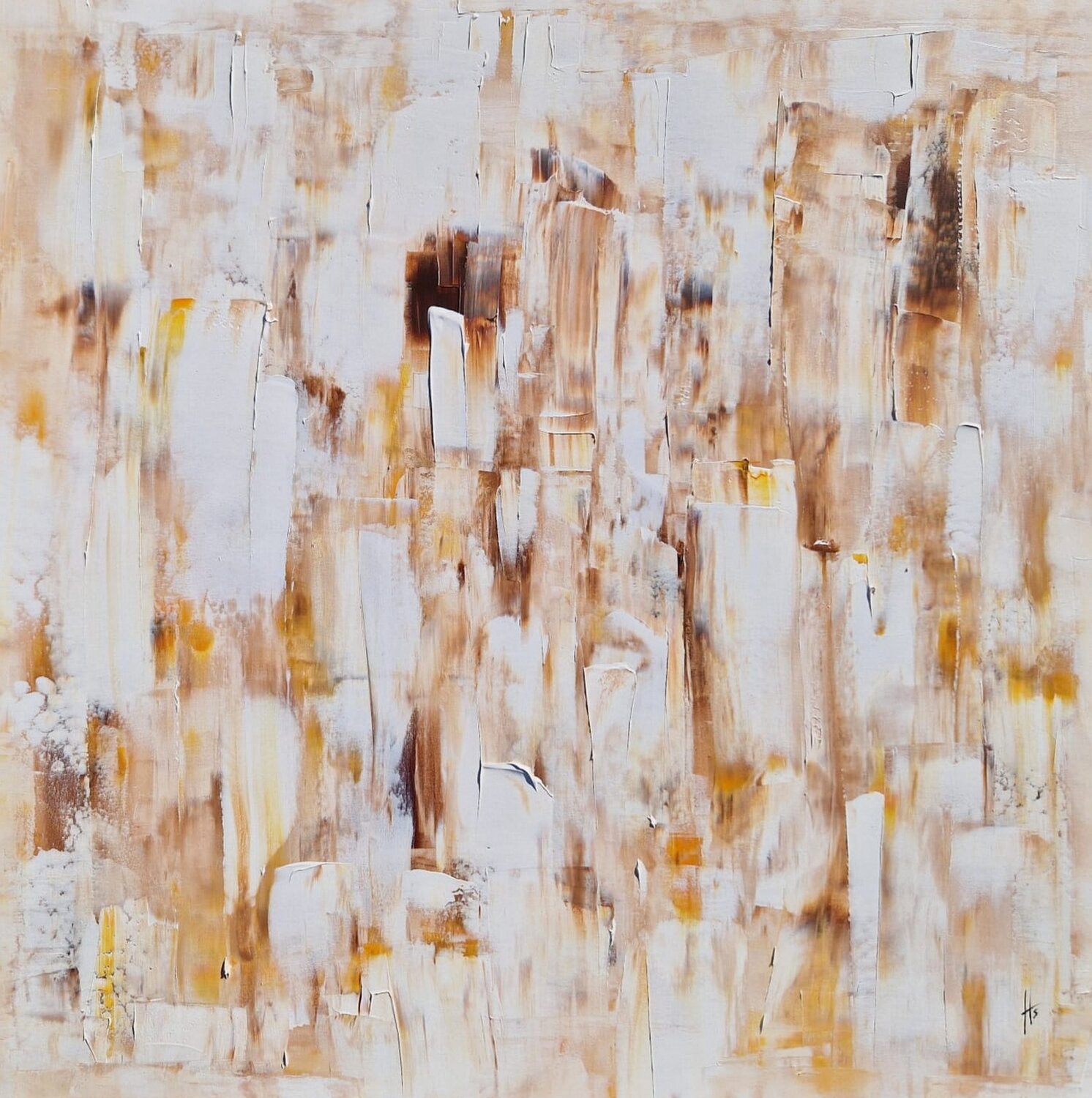 ENTRE LES MURS DU TEMPS Sandrine Hartmann Original painting for sale