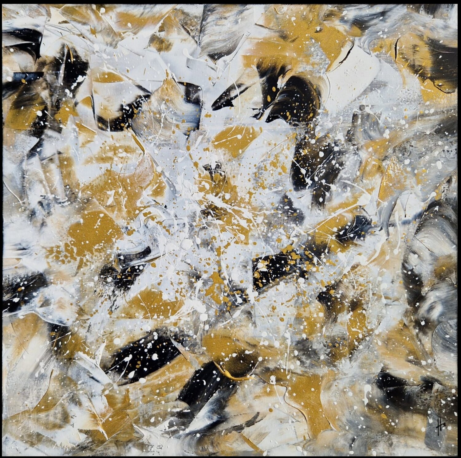 FUSION Sandrine Hartmann Original painting for sale