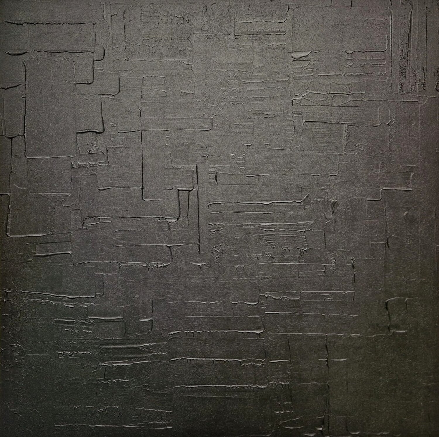 MONOCHROME NOIR T18 Sandrine Hartmann Original painting for sale