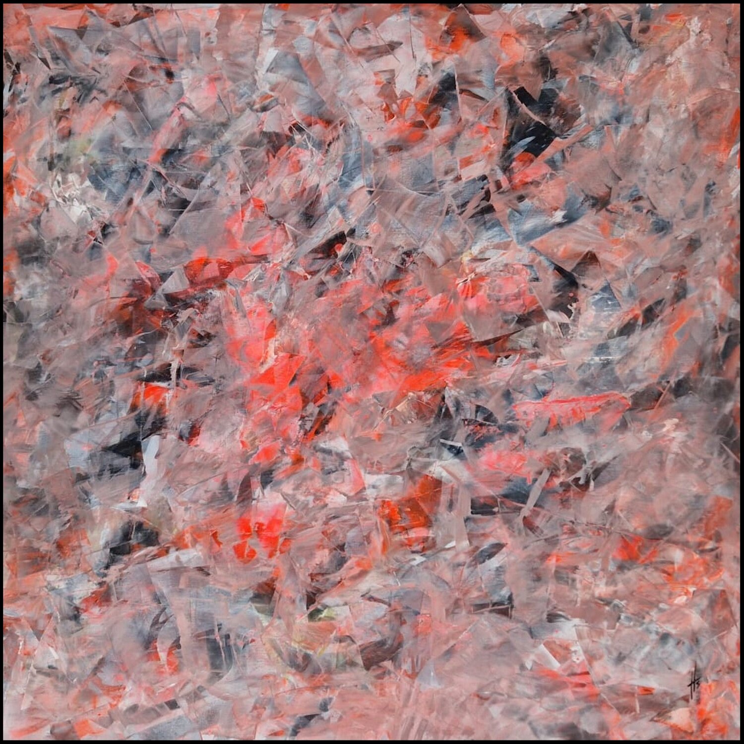 FRICTION Sandrine Hartmann Original painting for sale