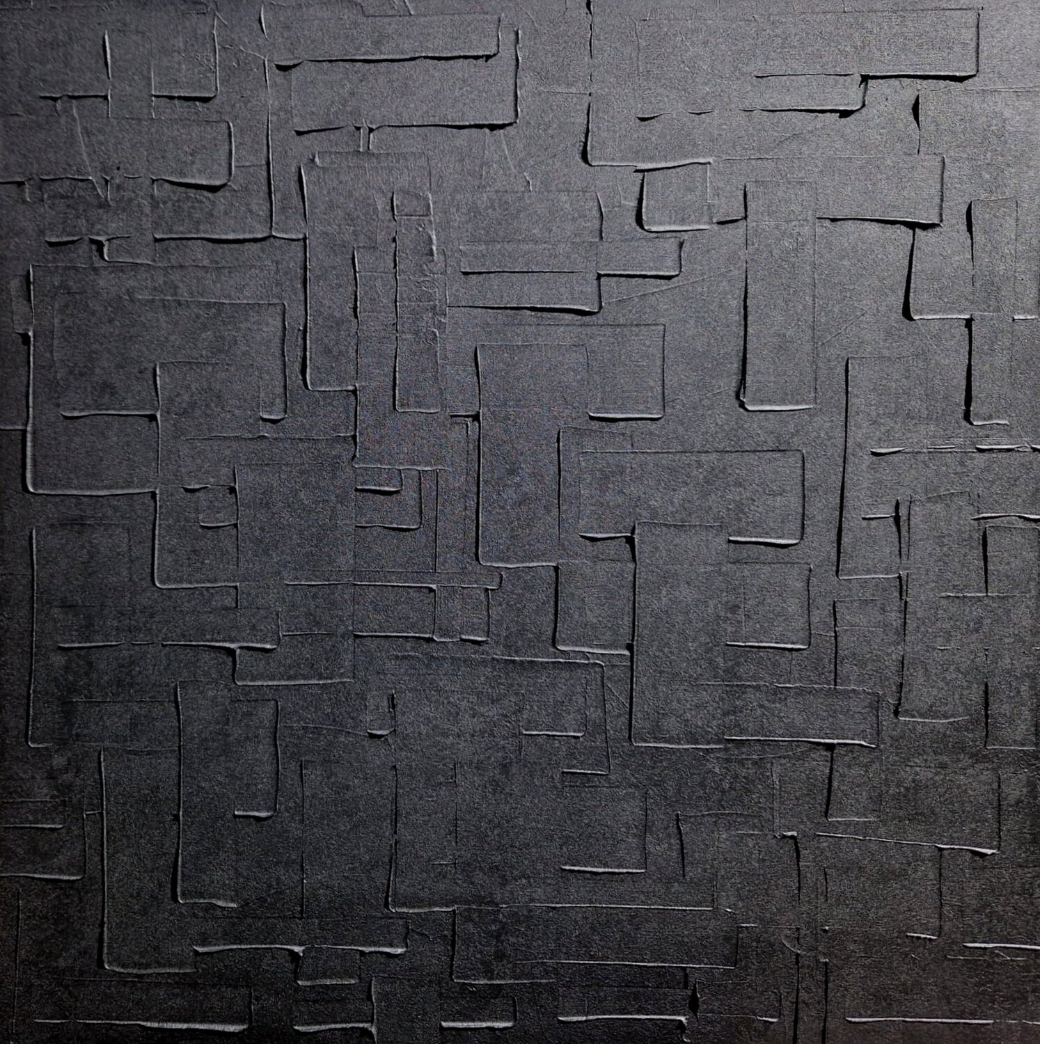 MONOCHROME NOIR A20 Sandrine Hartmann Original painting for sale