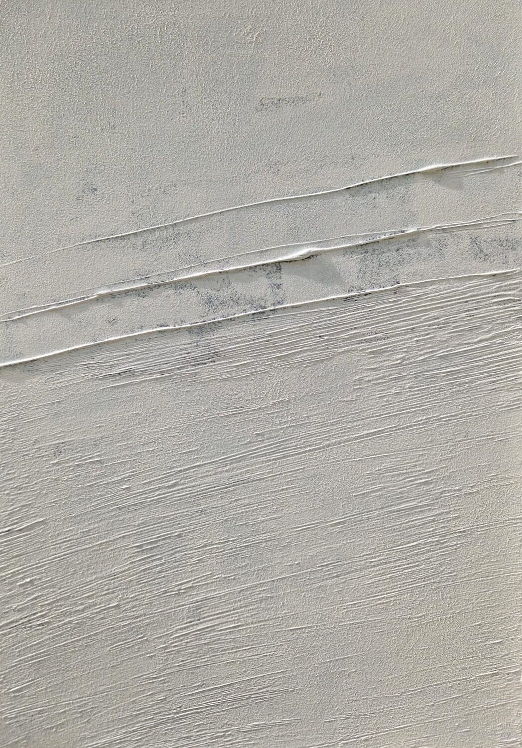 TABLEAU MONOCHROME BLANC Sandrine Hartmann Original painting for sale