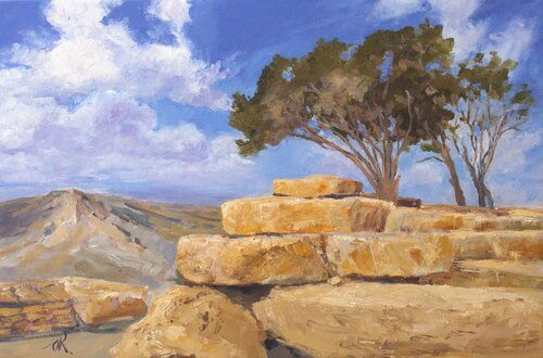Promised Heavens by Oleg Kamaev, Painting for Sale on Select