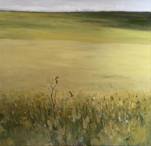 Field of gold by Oleg Kamaev, Painting for Sale on Select