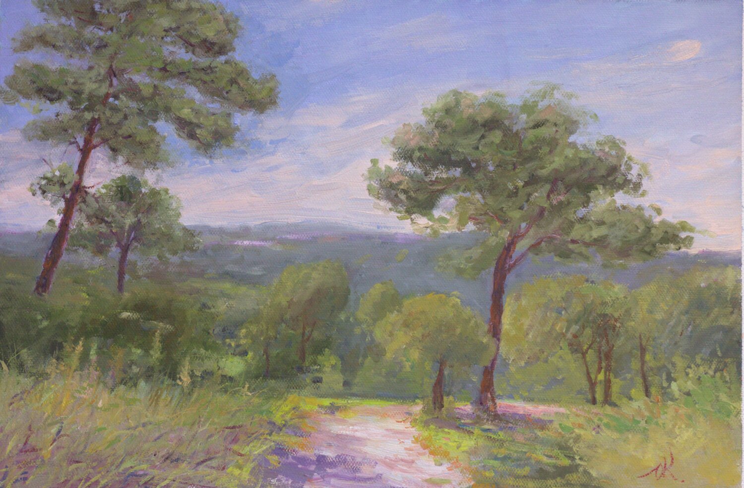 Carmel Mountain Oleg Kamaev Original painting for sale