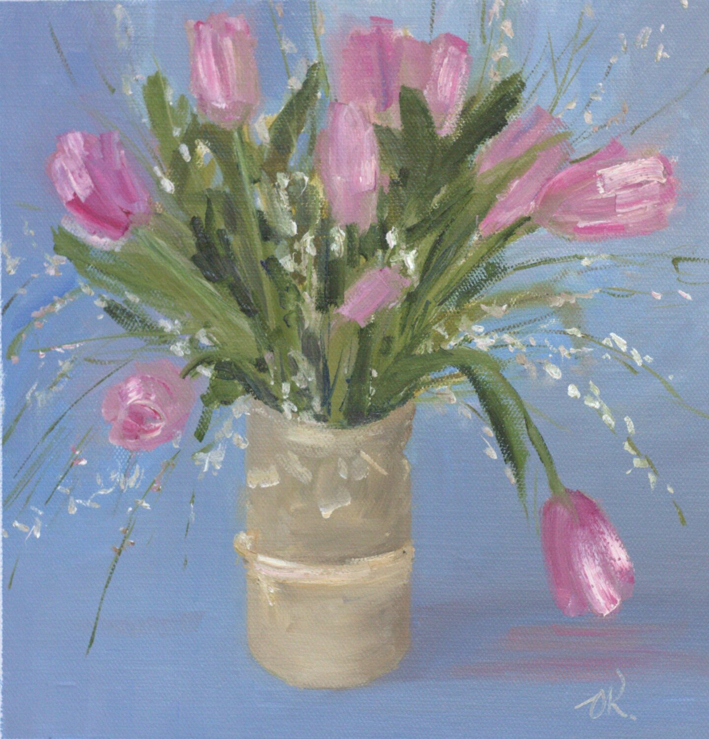 Spring Bouquet Oleg Kamaev Original painting for sale