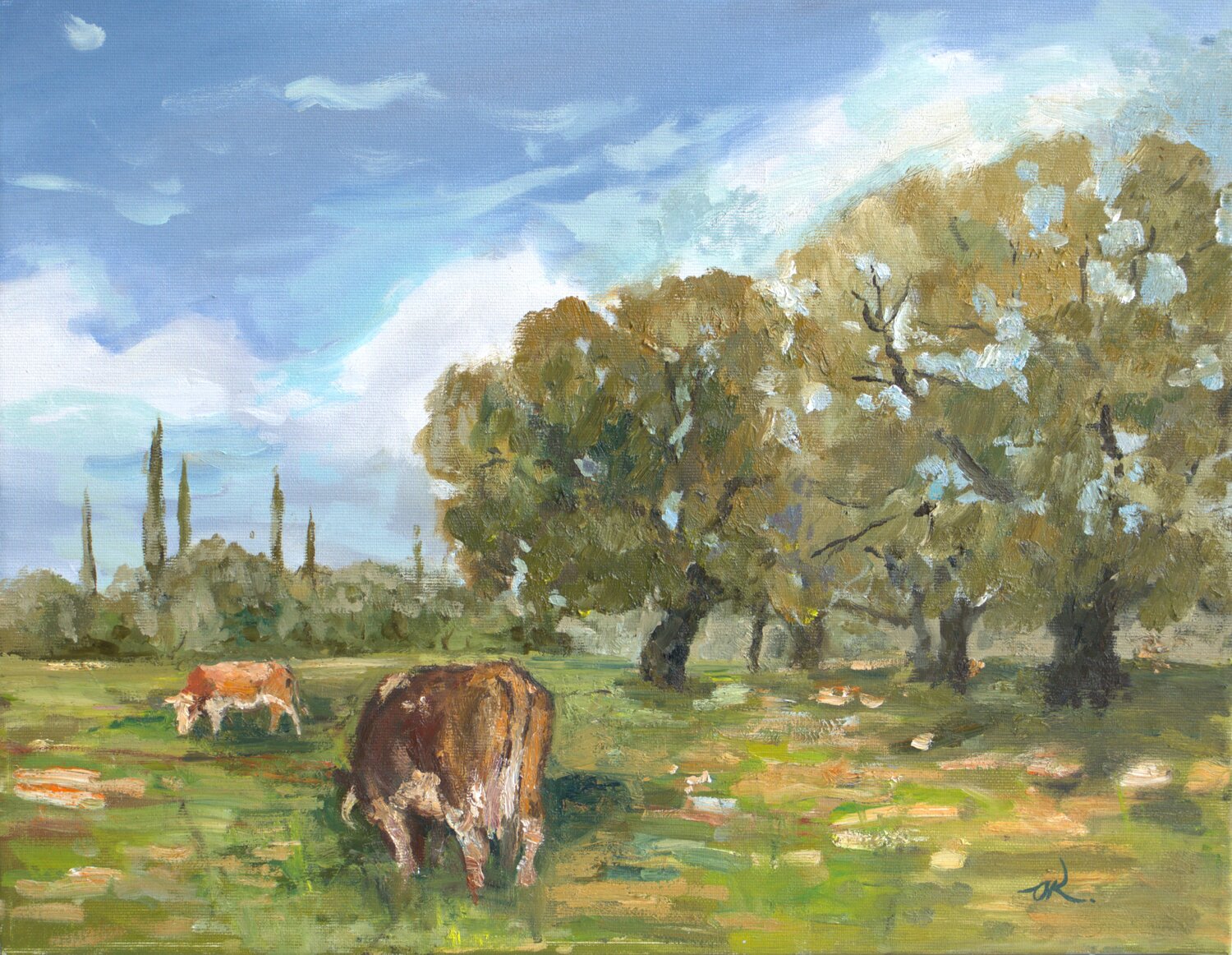 Oaks Oleg Kamaev Original painting for sale