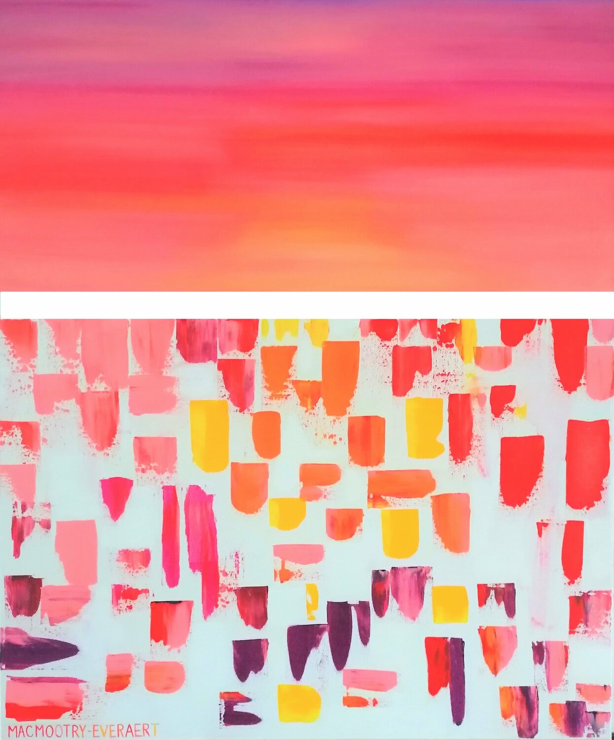The sheltering Sky  IV - Indian Summer Jacqueline Mac Mootry-Everaert Original painting for sale