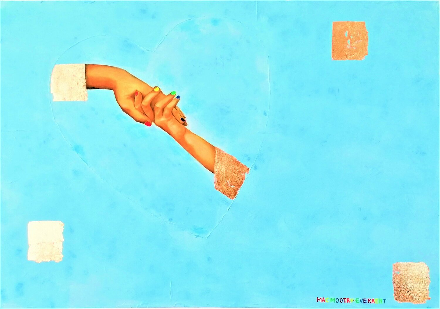 Take my Hand Jacqueline Mac Mootry-Everaert Original painting for sale
