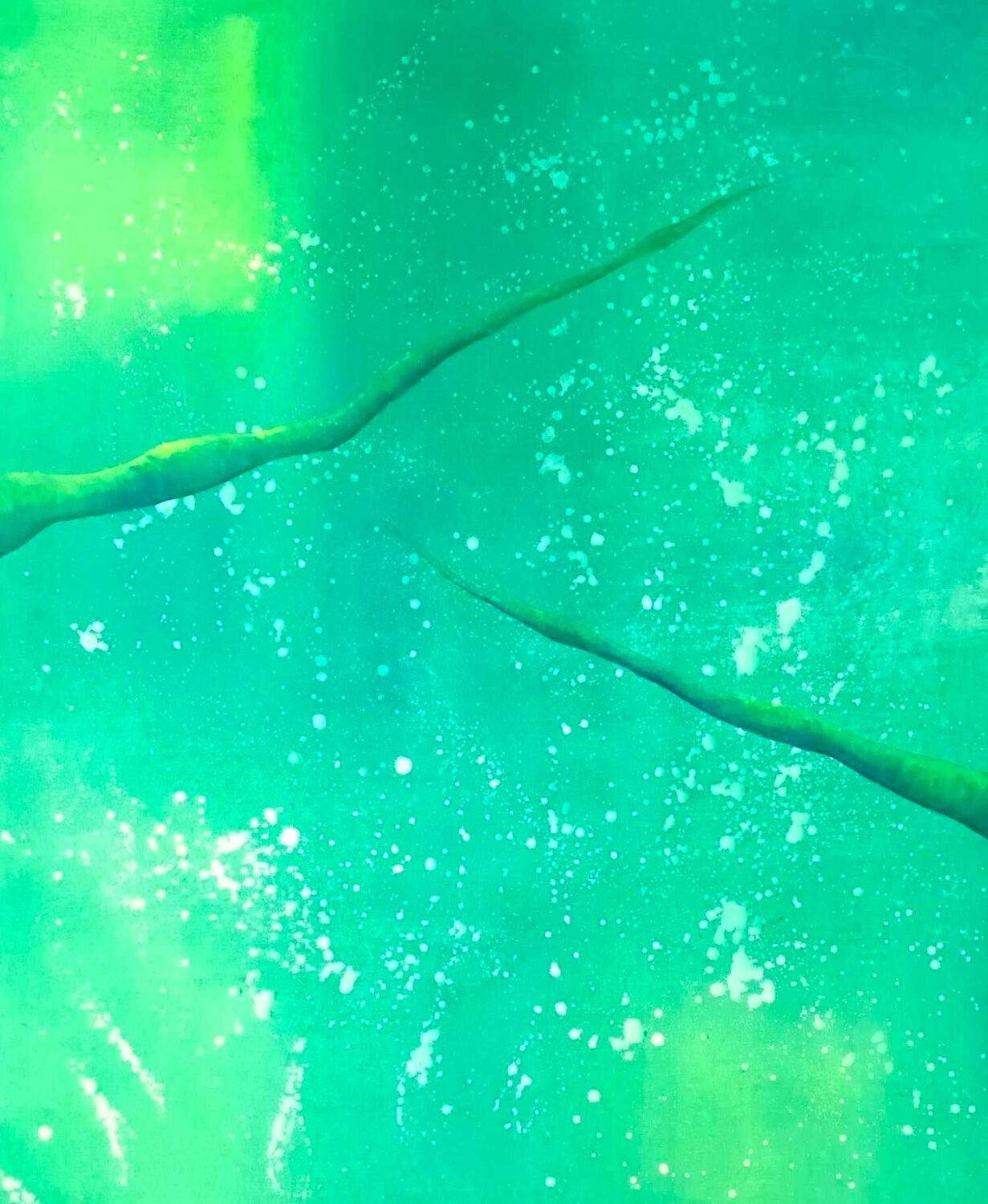 Green Oasis Jacqueline Mac Mootry-Everaert Original painting for sale