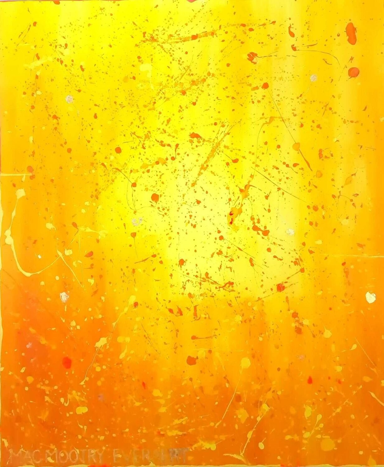 Ode to Pollock Jacqueline Mac Mootry-Everaert Original painting for sale