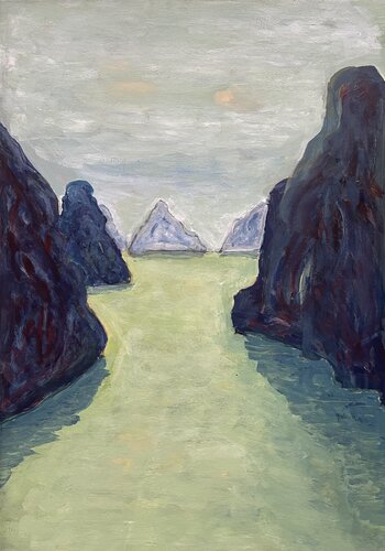 Memory of Halong Bay by Michel TESTARD, Painting for Sale on Select