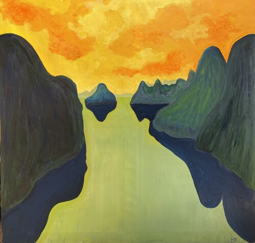 Memory of Halong Bay II by Michel TESTARD, Painting for Sale on Select
