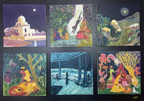 Glimpses of India by Michel TESTARD, Painting for Sale on Select